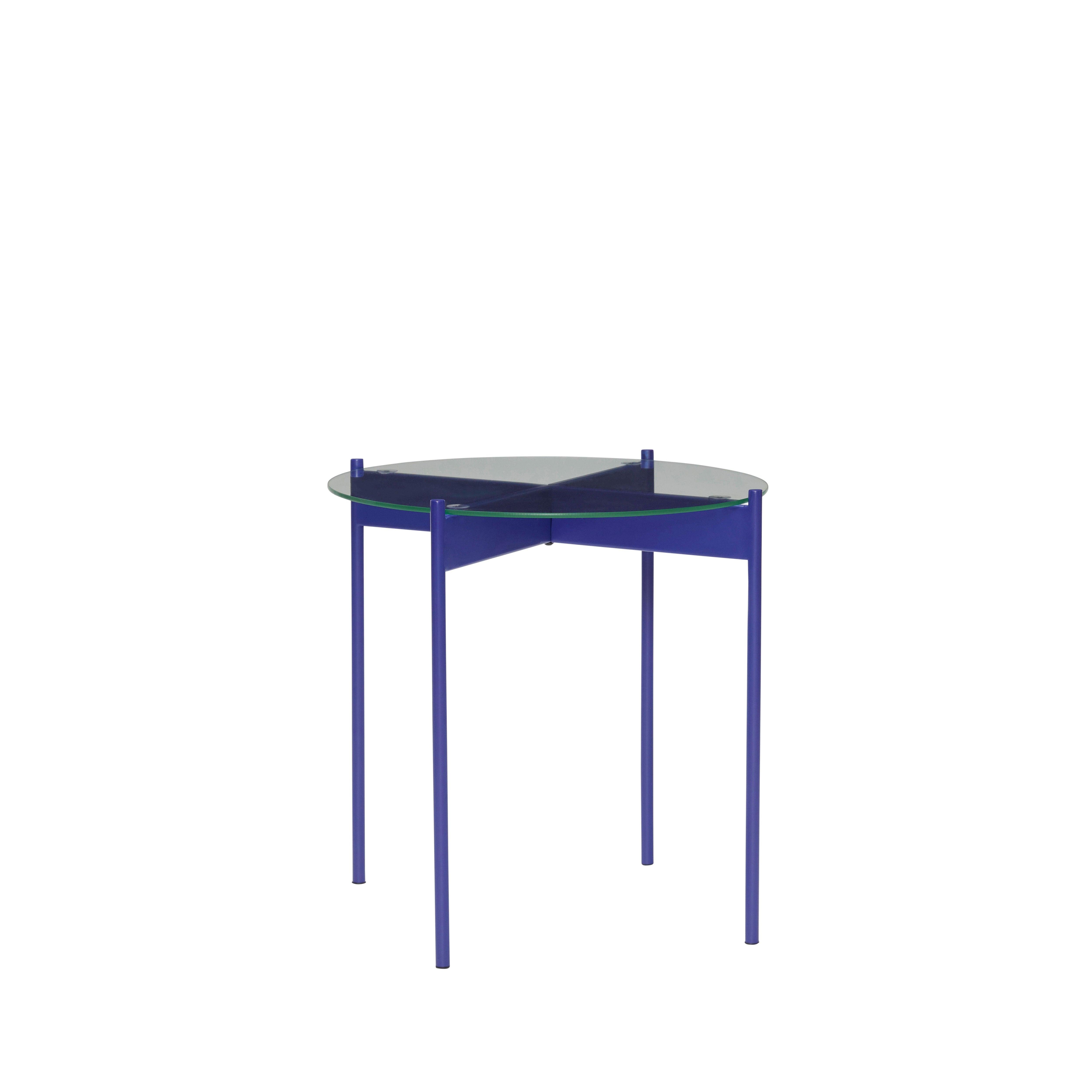 Hübsch Beam Side Table, Blue