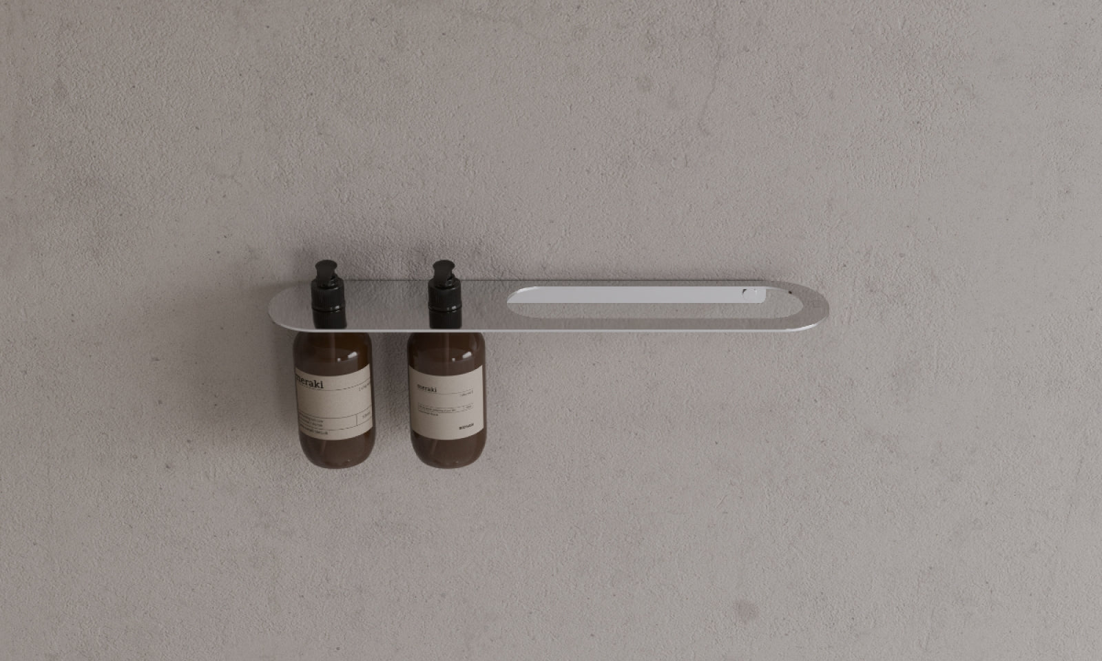 Copenhagen Bath CB100 zeep- en handdoekhouder, chroom