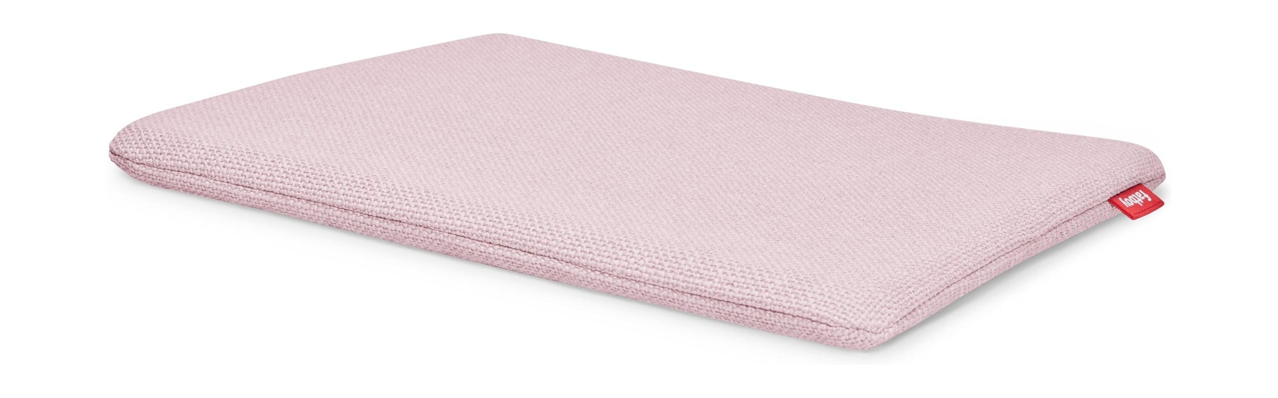 Fatboy混凝土凳子枕头编织室内，气泡粉红色