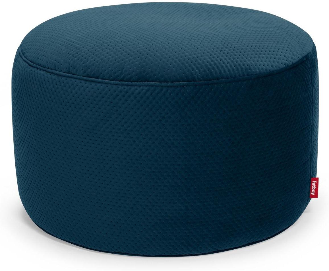 Fatboy Recycled Point Large Royal Velvet Pouf, Deep Sea