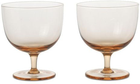 Ferm Living Host Water Glasses 20 Cl Set di 2, arrossire