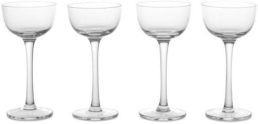 Ferm Living Host Liqueur Glasses 0.4 Cl Set Of 4, Clear