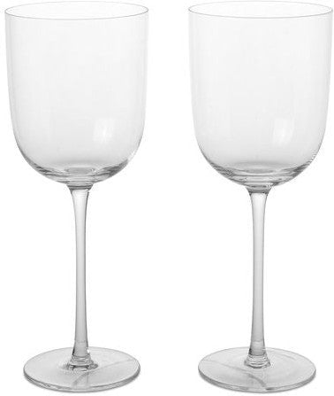 Ferm Living Host Red Wine Glasses 36 Cl Set Of 2, Clear