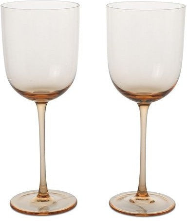 Ferm Living Host Red Wine Glasses 36 Cl Set Of 2, Blush