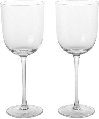 Ferm Living Hos host White Wine Glasses 30 CL Set di 2, chiaro