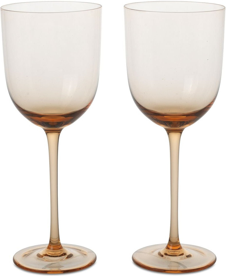 Ferm Living Hos host White Wine bicchieri 30 CL Set di 2, arrossire