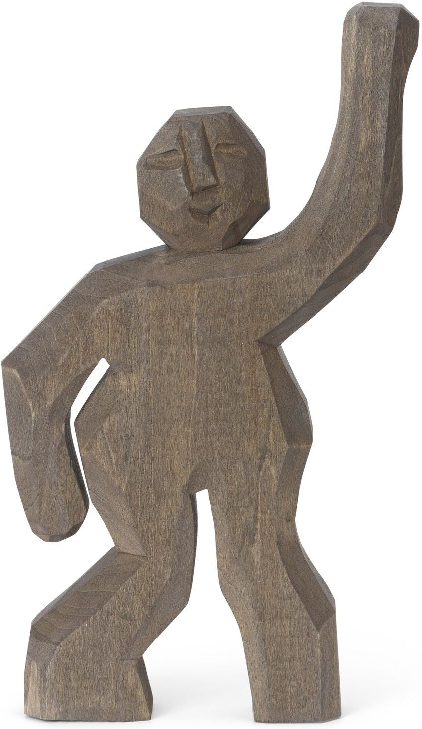 Ferm Living Aksel Hand Charwed Figur, Anthracite