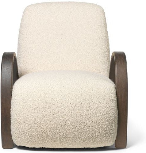 Ferm Living Buur Lounge Chair Nordic Bouclé, Blanc Cassé