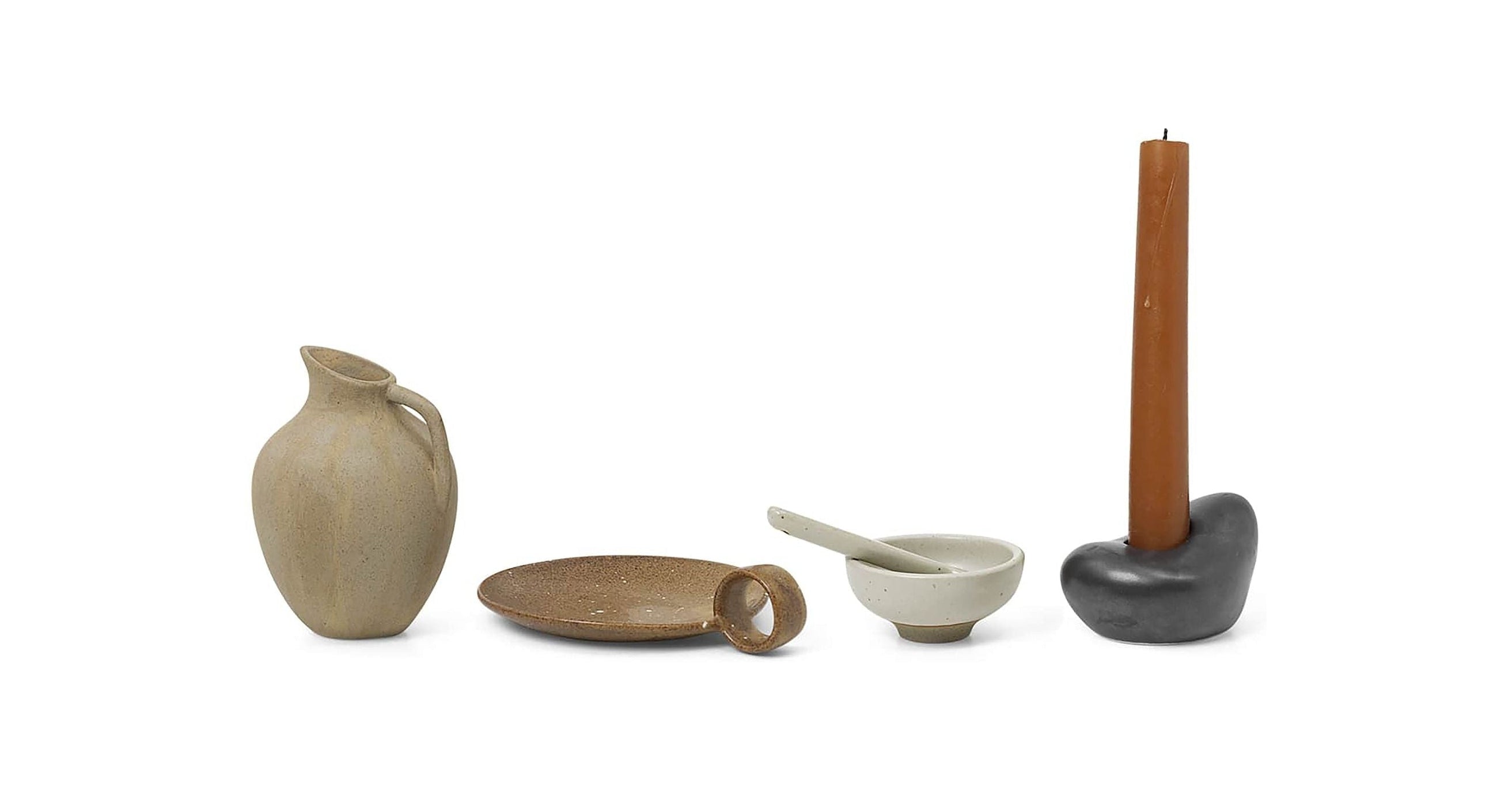 Ferm Living Ceramic Advent Gifts Set van 4, gemengd