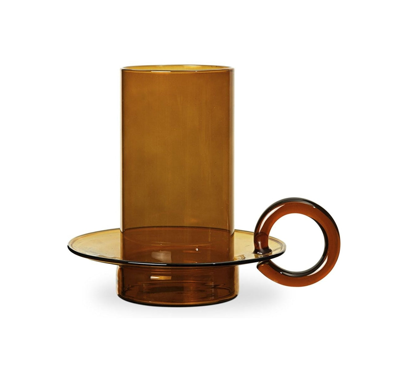 Ferm Living Luce Luce Candle Holder, Amber