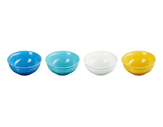 Le Creuset Rivieira Collection Set With 4 Mini Bowls