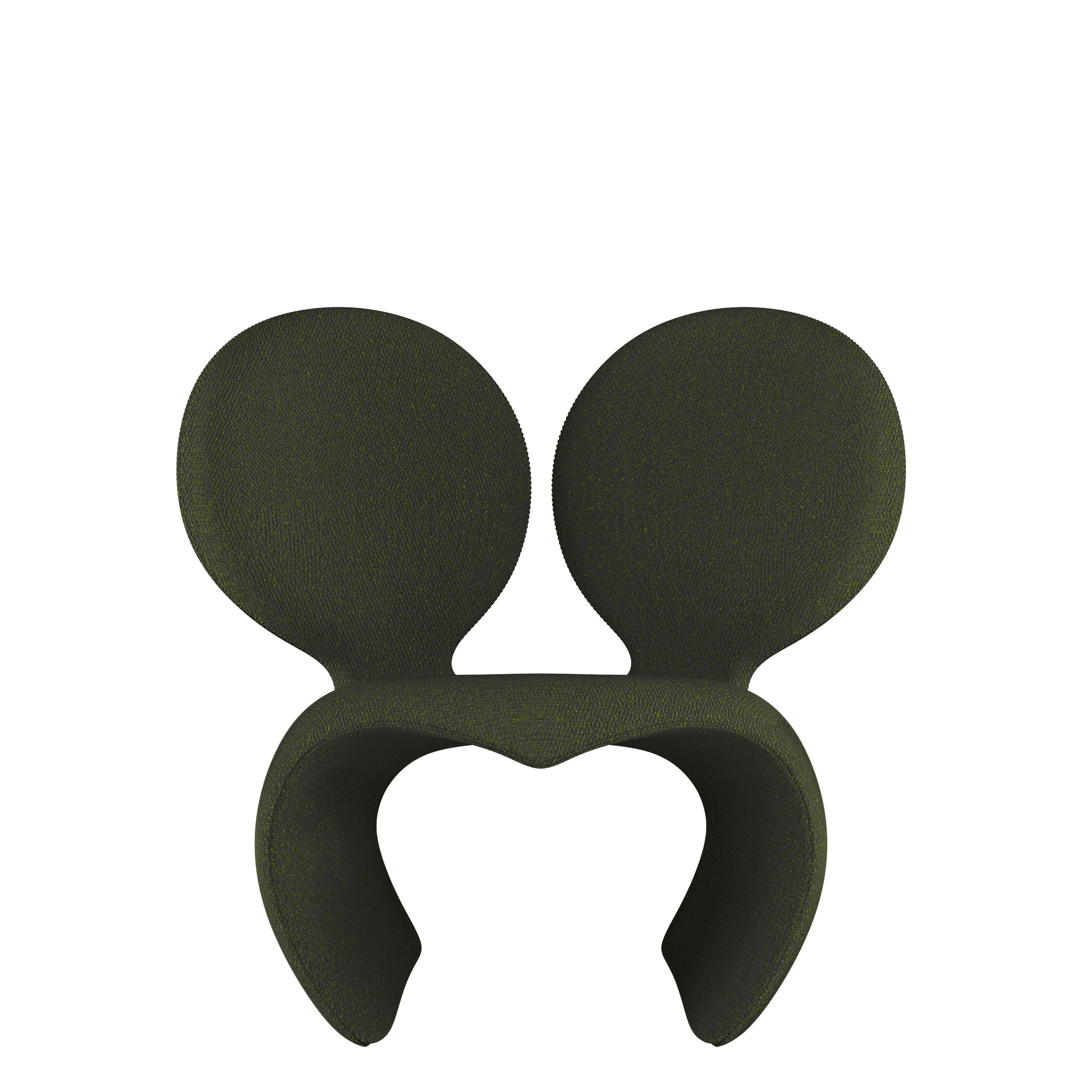 Queboo nicht mit dem Maus -Sessel (Stoff), dunkelgrün