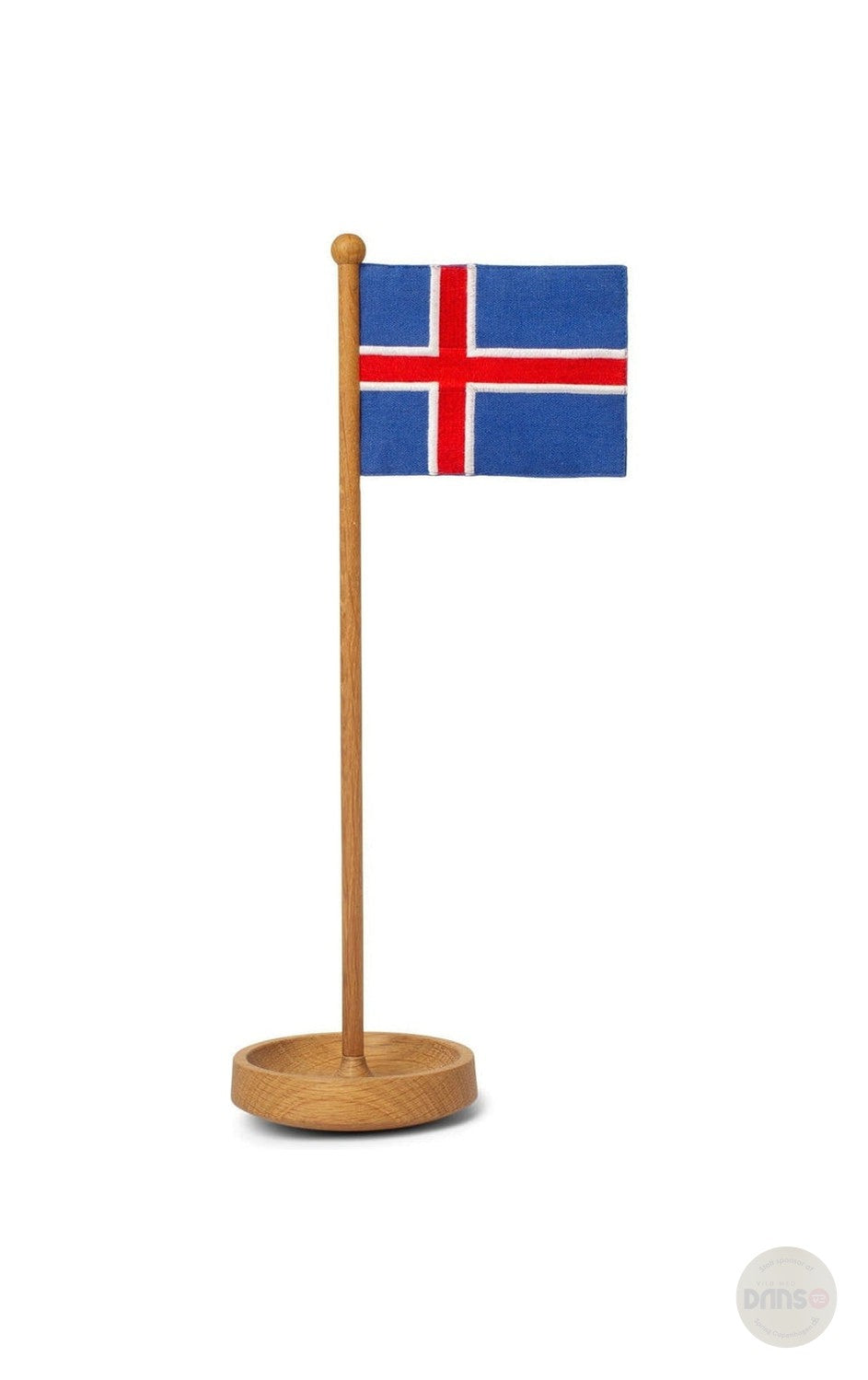 Bandera de mesa de primavera de Copenhague, bandera islandesa